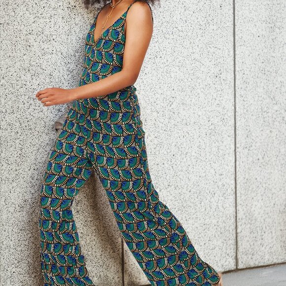 Silk & Solt Dresses & Skirts - SILK & SOLT Dangerously in Love Jumpsuit – Peacock Womens XL Boho Festival